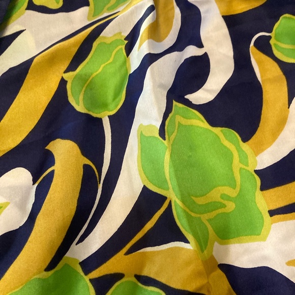 Long vintage silk scarf - Picture 4 of 4